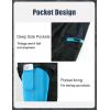 image:imageAPTRO 2 in 1 Mens Swim Trunks 7 Mens Bathing Suit Board Shorts with Zipper Pockets Quick Dry Swim ShortsA6 Black Grayblue