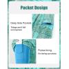 image:imageAPTRO 2 in 1 Mens Swim Trunks 7 Mens Bathing Suit Board Shorts with Zipper Pockets Quick Dry Swim ShortsA7 Cyanblue