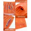 image:imageAPTRO Mens Casual Shorts 5 with Compression Liner 2 in 1 Summer Beach Vacation Short with Zipper Pockets