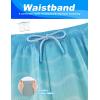 image:imageAPTRO Mens Swim Trunks with Compression Liner 5 Quick Dry Bathing Suit Swim Shorts with Zipper Pockets Board Shorts SwimsuitW03light Blue
