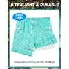 image:imageAPTRO Mens Swim Trunks with Compression Liner 5 Quick Dry Bathing Suit Swim Shorts with Zipper Pockets Board Shorts SwimsuitW12 Mint Fish