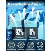 image:imageAPTRO Mens Swim Trunks with Compression Liner 5 inch Inseam Quick Dry 2 in 1 Swimming Board Shorts Beach with Zipper PocketsLr01 Coconut Tree Blue