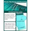 image:imageAPTRO Mens Swim Trunks with Compression Liner 5 inch Inseam Quick Dry 2 in 1 Swimming Board Shorts Beach with Zipper PocketsLr02 Coconut Tree Green