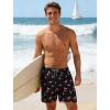 image:imageAPTRO Mens Swim Trunks with Compression Liner 5 inch Inseam Quick Dry 2 in 1 Swimming Board Shorts Beach with Zipper PocketsLr05 Flamingo Pink