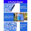 image:imageAPTRO Mens Swim Trunks with Compression Liner 5 inch Inseam Quick Dry 2 in 1 Swimming Board Shorts Beach with Zipper PocketsLr06 Flamingo Blue