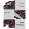 image:imageAPTRO Golf Shirts for Men Moisture Wicking Hawaiian Polo Shirts Dry Fit with Print and Short SleeveS04 Black Pink