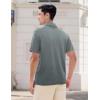 image:imageAPTRO Golf Shirts for Men Moisture Wicking Hawaiian Polo Shirts Dry Fit with Print and Short SleeveS07 Charcoal
