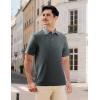 image:imageAPTRO Golf Shirts for Men Moisture Wicking Hawaiian Polo Shirts Dry Fit with Print and Short SleeveS07 Charcoal