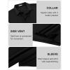 image:imageAPTRO Golf Shirts for Men Moisture Wicking Hawaiian Polo Shirts Dry Fit with Print and Short SleeveS08 Black