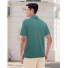 image:imageAPTRO Golf Shirts for Men Moisture Wicking Hawaiian Polo Shirts Dry Fit with Print and Short SleeveS09 Teal