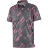 image:imageAPTRO Golf Shirts for Men Moisture Wicking Hawaiian Polo Shirts Dry Fit with Print and Short SleeveS04 Black Pink