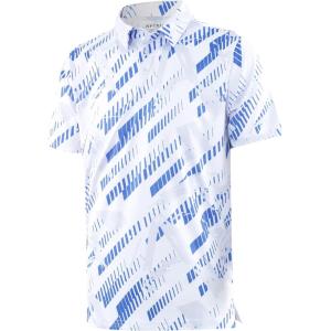 image:imageAPTRO Golf Shirts for Men Moisture Wicking Hawaiian Polo Shirts Dry Fit with Print and Short SleeveS05 White Blue