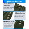 image:imageAPTRO Mens Swim Trunks 9 inch Bathing Suit Board Shorts with Zipper Pockets Swimming Swimsuit Beach Shorts Big and TallLr Army Green