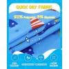 image:imageAPTRO 2 in 1 Boys Swim Trunks Quick Dry Kids Bathing Suits Zipper Pockets Board Shorts 516YG11 Ice Cream