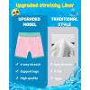 image:imageAPTRO 2 in 1 Boys Swim Trunks Quick Dry Kids Bathing Suits Zipper Pockets Board Shorts 516YG12 Flamingo