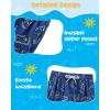 image:imageAPTRO 2 in 1 Boys Swim Trunks Quick Dry Kids Bathing Suits Zipper Pockets Board Shorts 516YG14 Green Game