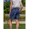 image:imageAPTRO 2 in 1 Boys Swim Trunks Quick Dry Kids Bathing Suits Zipper Pockets Board Shorts 516YG14 Green Game