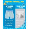 image:imageAPTRO 2 in 1 Boys Swim Trunks Quick Dry Kids Bathing Suits Zipper Pockets Board Shorts 516YG16 Pineapple 01