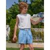 image:imageAPTRO 2 in 1 Boys Swim Trunks Quick Dry Kids Bathing Suits Zipper Pockets Board Shorts 516YG16 Pineapple 01