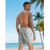 image:imageAPTRO Mens Swim Trunks 5 with Compression Liner Mens Board Shorts Quick Dry Bathing Suit with Zipper PocketsGrey