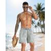 image:imageAPTRO Mens Swim Trunks 5 with Compression Liner Mens Board Shorts Quick Dry Bathing Suit with Zipper PocketsGrey