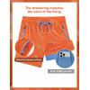 image:imageAPTRO Mens Swim Trunks 5 with Compression Liner Mens Board Shorts Quick Dry Bathing Suit with Zipper PocketsOrange