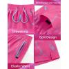 image:imageAPTRO Mens Swim Trunks 5 with Compression Liner Mens Board Shorts Quick Dry Bathing Suit with Zipper PocketsRose Pink