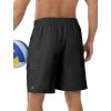 image:imageAPTRO Mens Swim Trunks 9 Inch Quick Dry Board Shorts with 4 Pockets No Liner Bathing Suit Swimwear Beach ShortBlack