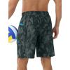 image:imageAPTRO Mens Swim Trunks 9 Inch Quick Dry Board Shorts with 4 Pockets No Liner Bathing Suit Swimwear Beach ShortGeometric Black