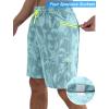 image:imageAPTRO Mens Swim Trunks 9 Inch Quick Dry Board Shorts with 4 Pockets No Liner Bathing Suit Swimwear Beach ShortGeometric Light Blue
