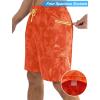 image:imageAPTRO Mens Swim Trunks 9 Inch Quick Dry Board Shorts with 4 Pockets No Liner Bathing Suit Swimwear Beach ShortGeometric Orange