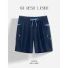 image:imageAPTRO Mens Swim Trunks 9 Inch Quick Dry Board Shorts with 4 Pockets No Liner Bathing Suit Swimwear Beach ShortNavy Blue