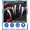 image:imageAPTRO Mens Swim Trunks 9 Quick Dry Bathing Suit Big amp Tall Beach Swimsuits1702 Shark Bluered