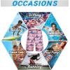 image:imageAPTRO Mens Swim Trunks 9 Quick Dry Bathing Suit Big amp Tall Beach Swimsuits19 Palms01pink