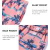 image:imageAPTRO Mens Swim Trunks 9 Quick Dry Bathing Suit Big amp Tall Beach Swimsuits19 Palms01pink