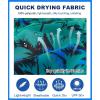 image:imageAPTRO Mens Swim Trunks 9 Quick Dry Bathing Suit Big amp Tall Beach SwimsuitsN3 Blue Palm