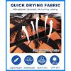 image:imageAPTRO Mens Swim Trunks 9 Quick Dry Bathing Suit Big amp Tall Beach SwimsuitsOrange Palm Stripes