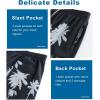 image:imageAPTRO Mens Swim Trunks 9 Quick Dry Bathing Suit Big amp Tall Beach SwimsuitsPalm Black