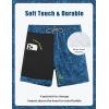 image:imageAPTRO Mens Swim Trunks with Compression Liner 5 Inch Bathing Suit Beach SwimsuitsBlue Leaf