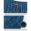 image:imageAPTRO Mens Swim Trunks with Compression Liner 5 Inch Bathing Suit Beach SwimsuitsBlue Leaf