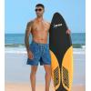 image:imageAPTRO Mens Swim Trunks with Compression Liner 5 Inch Bathing Suit Beach SwimsuitsBlue Leaf