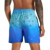 image:imageAPTRO Mens Swim Trunks with Compression Liner 5 Inch Bathing Suit Beach SwimsuitsM076 Gradient Blue Zip Pockets