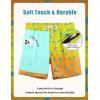 image:imageAPTRO Mens Swim Trunks with Compression Liner 5 Inch Bathing Suit Beach SwimsuitsM077 Gradient Orange Zip Pockets