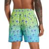 image:imageAPTRO Mens Swim Trunks with Compression Liner 5 Inch Bathing Suit Beach SwimsuitsM078 Gradient Blue Zip Pockets