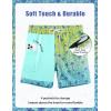 image:imageAPTRO Mens Swim Trunks with Compression Liner 5 Inch Bathing Suit Beach SwimsuitsM078 Gradient Blue Zip Pockets