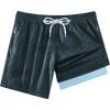 image:imageAPTRO 2 in 1 Boys Swim Trunks Quick Dry Kids Bathing Suits Zipper Pockets Board Shorts 516YG13 Coconut Tree