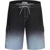 image:imageAPTRO Mens Swim Trunks 9 Quick Dry Bathing Suit Big amp Tall Beach SwimsuitsGradient Black