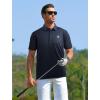 image:imageAPTRO Golf Shirts for Men Moisture Wicking Hawaiian Polo Shirts Dry Fit with Print and Short SleeveS02 Navy Blue