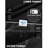 image:imageAPTRO Mens Swim Trunks 5 Inch with Compression Liner Board Shorts Quick Dry Bathing Suit Zipper PocketsBlack