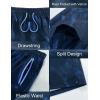 image:imageAPTRO Mens Swim Trunks 5 Inch with Compression Liner Board Shorts Quick Dry Bathing Suit Zipper PocketsBlue